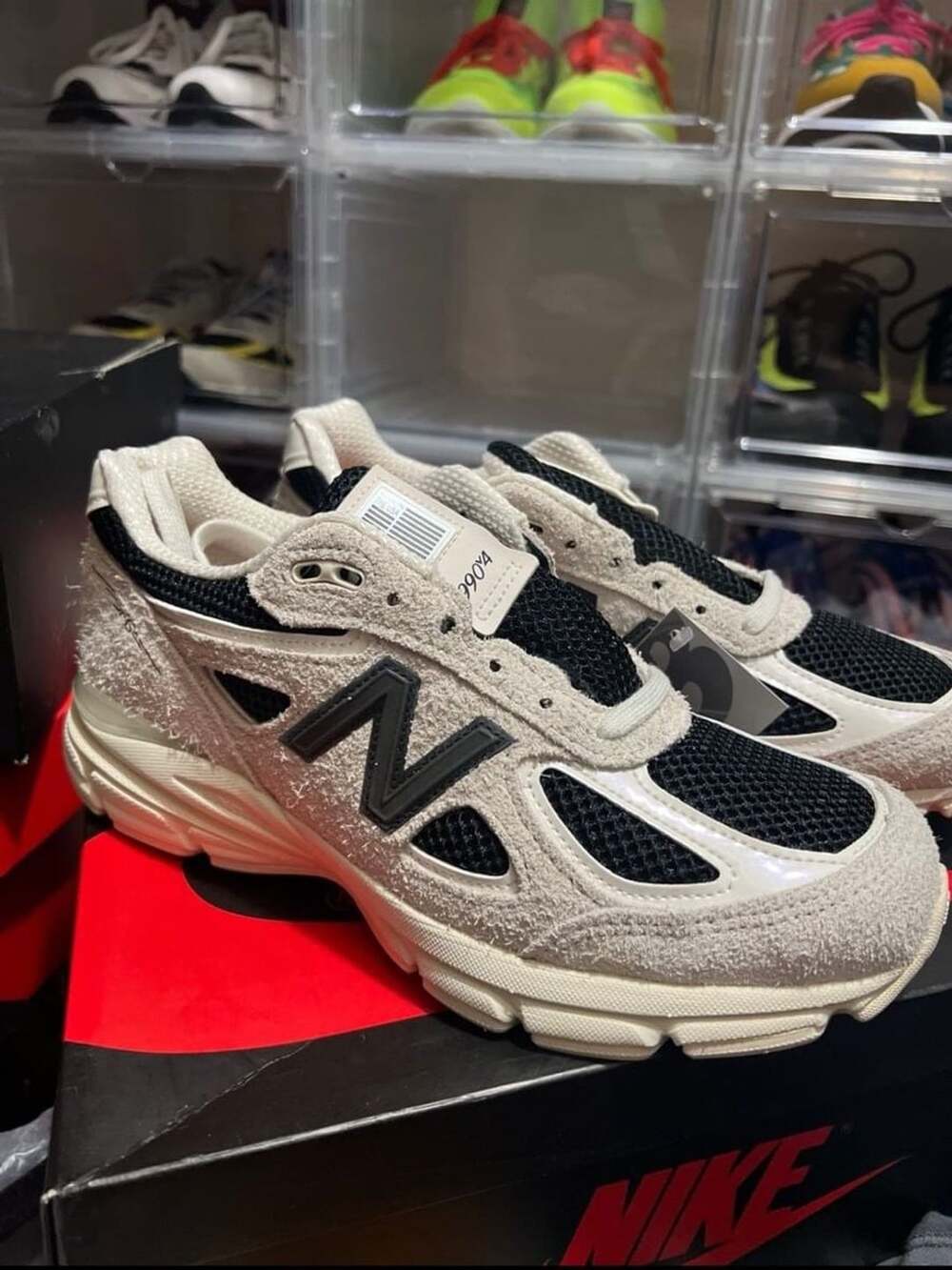 New Balance 990v4 Joe Freshgoods Mammouth Sneakers Black White